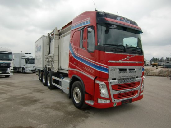 Volvo FH 500 8X4*4 Euro 6, Retarder, Tierkörpertransport Voll Luft - Вантажівка: фото 1 Volvo FH 500 8X4*4 Euro 6, Retarder, Tierkörpertransport Voll Luft - Вантажівка: фото 1