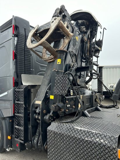 Лісовоз, Вантажівка з маніпулятором Volvo FH 16 650 6x4 Langholzzug + Doll M2K-9L Nachläufer mit Palfinger Epsilon S260C96, I-Shift, Retarder,: фото 12