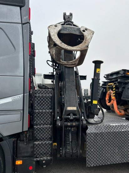 Лісовоз, Вантажівка з маніпулятором Volvo FH 16 650 6x4 Langholzzug + Doll M2K-9L Nachläufer mit Palfinger Epsilon S260C96, I-Shift, Retarder,: фото 11