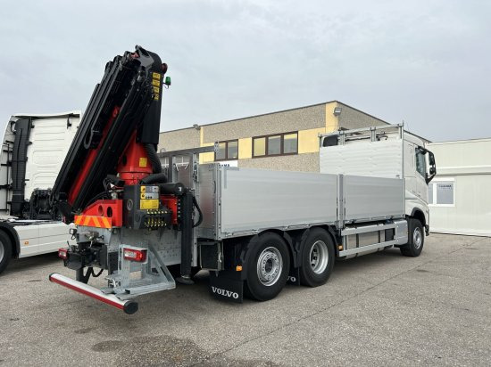 Volvo FH 500 6X2 Euro6, Retarder, Pritsche, Palfinger PK22002-EH - Бортова вантажівка/ Платформа, Вантажівка з маніпулятором: фото 4 Volvo FH 500 6X2 Euro6, Retarder, Pritsche, Palfinger PK22002-EH - Бортова вантажівка/ Платформа, Вантажівка з маніпулятором: фото 4