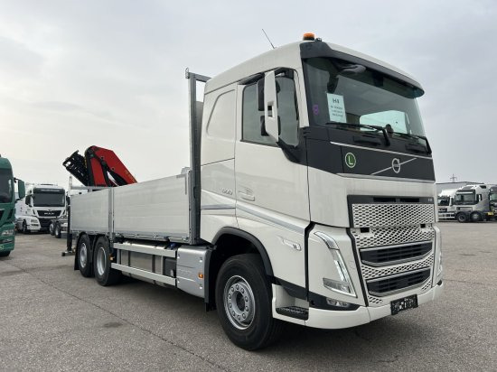 Volvo FH 500 6X2 Euro6, Retarder, Pritsche, Palfinger PK22002-EH - Бортова вантажівка/ Платформа, Вантажівка з маніпулятором: фото 3 Volvo FH 500 6X2 Euro6, Retarder, Pritsche, Palfinger PK22002-EH - Бортова вантажівка/ Платформа, Вантажівка з маніпулятором: фото 3