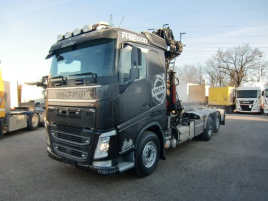 Volvo FH 500 6x2, Schrottkran, Waage, E6, Liftachse - Гаковий мультиліфт вантажівка, Вантажівка з маніпулятором: фото 1 Volvo FH 500 6x2, Schrottkran, Waage, E6, Liftachse - Гаковий мультиліфт вантажівка, Вантажівка з маніпулятором: фото 1