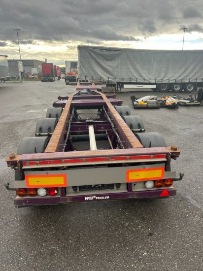 Web Trailer LPRS24 Heckschieber 1x20 ft 2x20 ft 1x40 ft - Контейнеровоз/ Змінний кузов напівпричіп: фото 5 Web Trailer LPRS24 Heckschieber 1x20 ft 2x20 ft 1x40 ft - Контейнеровоз/ Змінний кузов напівпричіп: фото 5