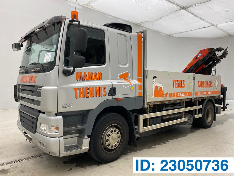DAF CF85.410 - Бортова вантажівка/ Платформа, Вантажівка з маніпулятором: фото 1 DAF CF85.410 - Бортова вантажівка/ Платформа, Вантажівка з маніпулятором: фото 1
