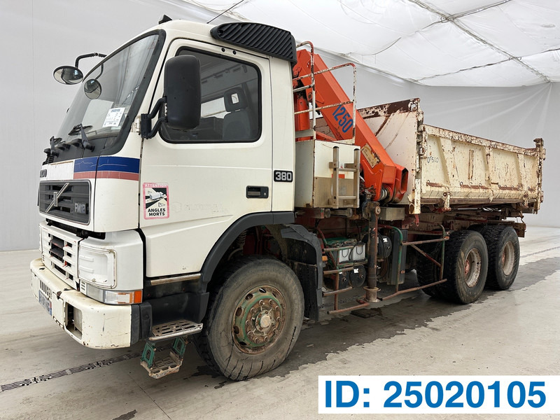 Volvo FM12.380 - 6x4 - Самоскид вантажівка, Вантажівка з маніпулятором: фото 1 Volvo FM12.380 - 6x4 - Самоскид вантажівка, Вантажівка з маніпулятором: фото 1