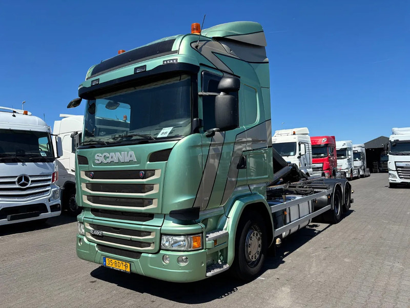 Scania R490 6x2 Euro 6 Retarder VDL Hooklift - Тросовий мультиліфт: фото 1 Scania R490 6x2 Euro 6 Retarder VDL Hooklift - Тросовий мультиліфт: фото 1