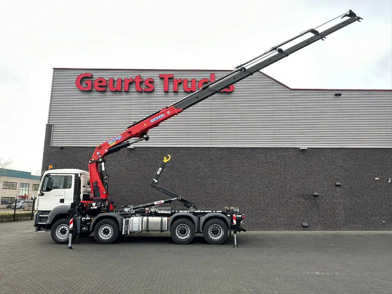 MAN TGS 35.460 8X4 BL+ HYVA 18.55.S HAAKARMSYSTEEM E - Гаковий мультиліфт вантажівка, Вантажівка з маніпулятором: фото 4 MAN TGS 35.460 8X4 BL+ HYVA 18.55.S HAAKARMSYSTEEM E - Гаковий мультиліфт вантажівка, Вантажівка з маніпулятором: фото 4