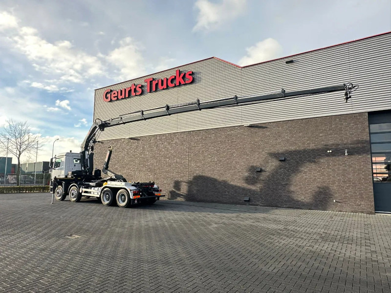 Mercedes-Benz AROCS 4148 8X4 MET MULTILIFT ULT T 21 S51 HAAKARMSYSTEEM + HIAB X-HIPRO 232 E-6 KRAAN/CRANE/KRAN/GRUA - Гаковий мультиліфт вантажівка: фото 3 Mercedes-Benz AROCS 4148 8X4 MET MULTILIFT ULT T 21 S51 HAAKARMSYSTEEM + HIAB X-HIPRO 232 E-6 KRAAN/CRANE/KRAN/GRUA - Гаковий мультиліфт вантажівка: фото 3