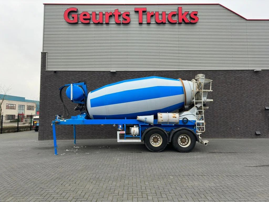 Напівпричіп DE BUF 2-ASSIGE 10M3 CONCRETE MIXER/MISCHER/MIXE: фото 1