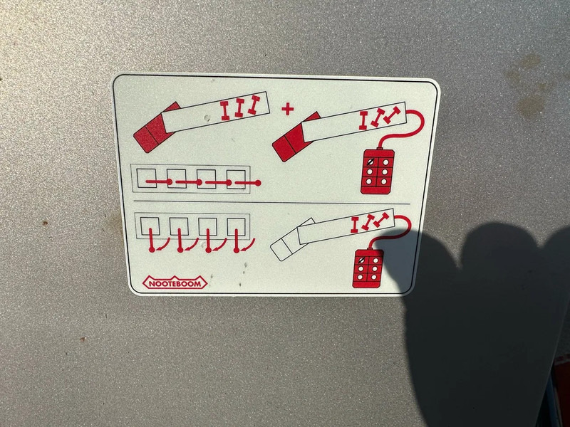 Бортовий напівпричіп/ Платформа Nooteboom OVB-48-03 HYDRAULISCHE GESTUURDE BALLAST TRAILER: фото 20