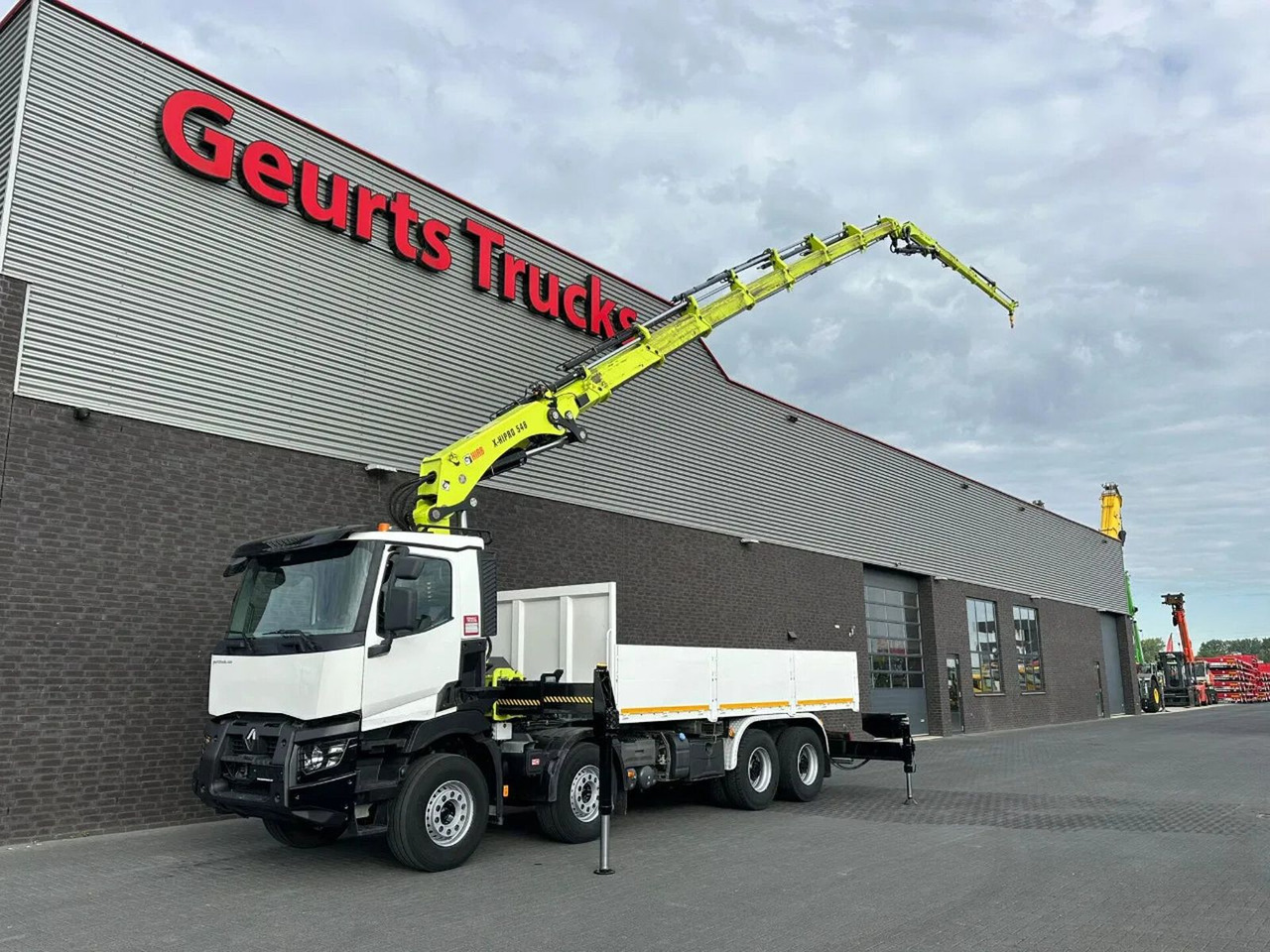 Renault C460 8X4 + HIAB X-HIPRO 548 E-7 MET JIB KRAAN / - Вантажівка з маніпулятором: фото 2 Renault C460 8X4 + HIAB X-HIPRO 548 E-7 MET JIB KRAAN / - Вантажівка з маніпулятором: фото 2