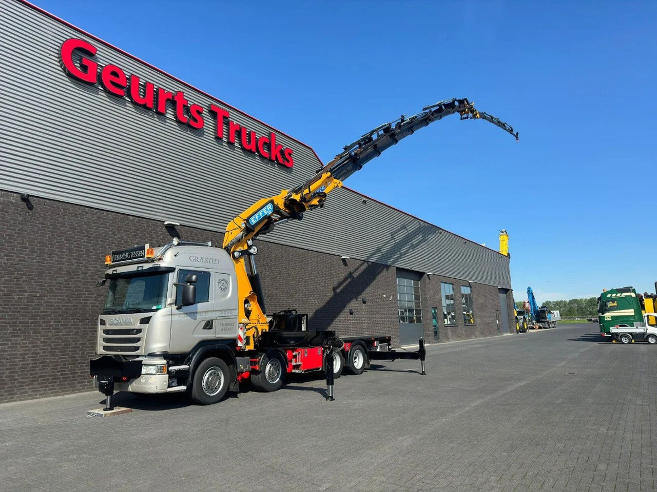 Scania G450 8X4 + EFFER 1255/8S + JIB 6S HD KRAAN/KRAN/ - Вантажівка з маніпулятором: фото 2 Scania G450 8X4 + EFFER 1255/8S + JIB 6S HD KRAAN/KRAN/ - Вантажівка з маніпулятором: фото 2