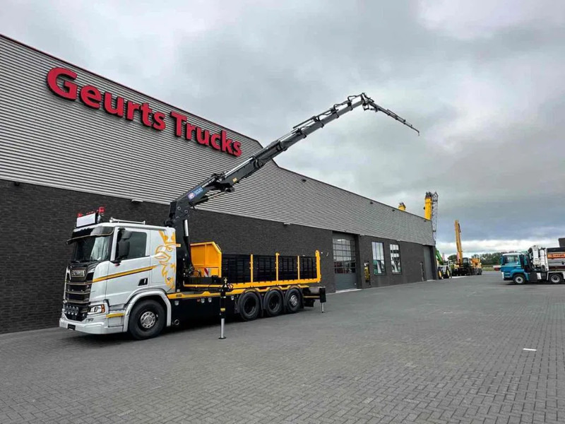 Scania R530 V8 NGS 8X4 TRIDEM MET HYVA 2Z KIPPER + HMF 5020-K6 + JIB FJ1000-K5 KRAAN/KRAN/CRANE/GRUA - Самоскид вантажівка, Вантажівка з маніпулятором: фото 3 Scania R530 V8 NGS 8X4 TRIDEM MET HYVA 2Z KIPPER + HMF 5020-K6 + JIB FJ1000-K5 KRAAN/KRAN/CRANE/GRUA - Самоскид вантажівка, Вантажівка з маніпулятором: фото 3