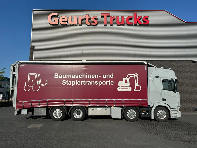 Scania R540 B8X2*6LB OPRIJWAGEN MET 15 TONS LAADKLEP EN GESLOTEN HUIF MET SCHUIFZEILEN EN SCHUIFKAP - Автовоз вантажівка: фото 4 Scania R540 B8X2*6LB OPRIJWAGEN MET 15 TONS LAADKLEP EN GESLOTEN HUIF MET SCHUIFZEILEN EN SCHUIFKAP - Автовоз вантажівка: фото 4