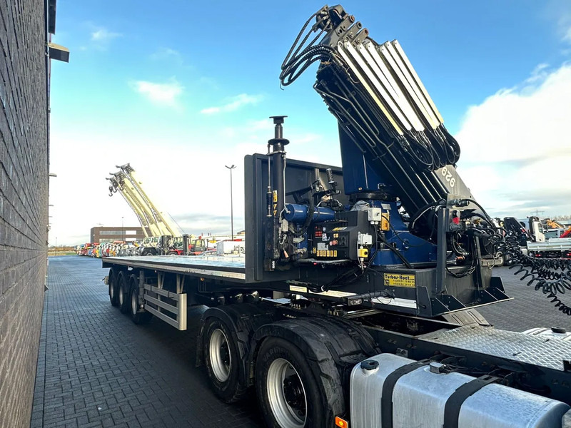 TURBO ,S HOET SC33AA KRAAN/KRAN/CRANE - Бортовий напівпричіп/ Платформа: фото 5 TURBO ,S HOET SC33AA KRAAN/KRAN/CRANE - Бортовий напівпричіп/ Платформа: фото 5