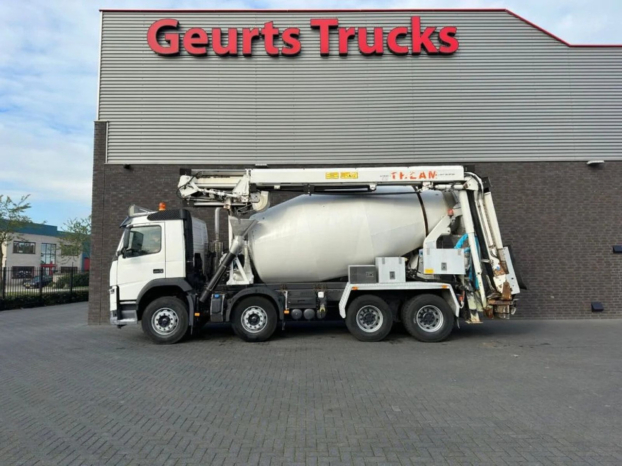 Volvo FM 410 8X4 + STETTER 9 M3 MIXER/MISCHER + THEAM - Автобетонозмішувач: фото 1 Volvo FM 410 8X4 + STETTER 9 M3 MIXER/MISCHER + THEAM - Автобетонозмішувач: фото 1