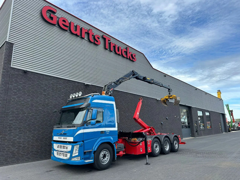 Volvo FM 500 8X2 HIAB MULTILIFT HAAKARMSYSTEM / ABROLLKIPPER / HOOKLIFT MET HIAB LOGLIFT 165Z LAADKRAAN - Гаковий мультиліфт вантажівка, Вантажівка з маніпулятором: фото 2 Volvo FM 500 8X2 HIAB MULTILIFT HAAKARMSYSTEM / ABROLLKIPPER / HOOKLIFT MET HIAB LOGLIFT 165Z LAADKRAAN - Гаковий мультиліфт вантажівка, Вантажівка з маніпулятором: фото 2