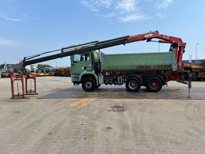 MAN TGA 26.480 tipper + HMF crane - Самоскид вантажівка, Вантажівка з маніпулятором: фото 2 MAN TGA 26.480 tipper + HMF crane - Самоскид вантажівка, Вантажівка з маніпулятором: фото 2