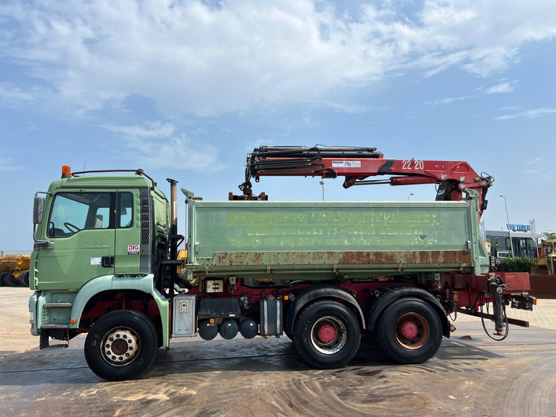 MAN TGA 26.480 tipper + HMF crane - Самоскид вантажівка, Вантажівка з маніпулятором: фото 2 MAN TGA 26.480 tipper + HMF crane - Самоскид вантажівка, Вантажівка з маніпулятором: фото 2