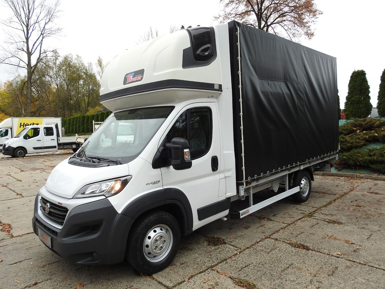 Тентований фургон Fiat DUCATO PRITSCHE PLANE AUFZUG 8 PALETTEN  WEBASTO: фото 6