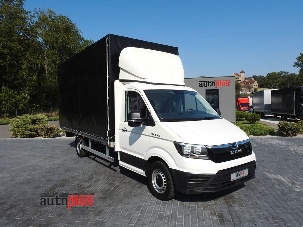 MAN TGE PRITSCHE PLANE 10 PALETTEN KLIMAANLAGE 180PS - Тентований фургон: фото 1 MAN TGE PRITSCHE PLANE 10 PALETTEN KLIMAANLAGE 180PS - Тентований фургон: фото 1