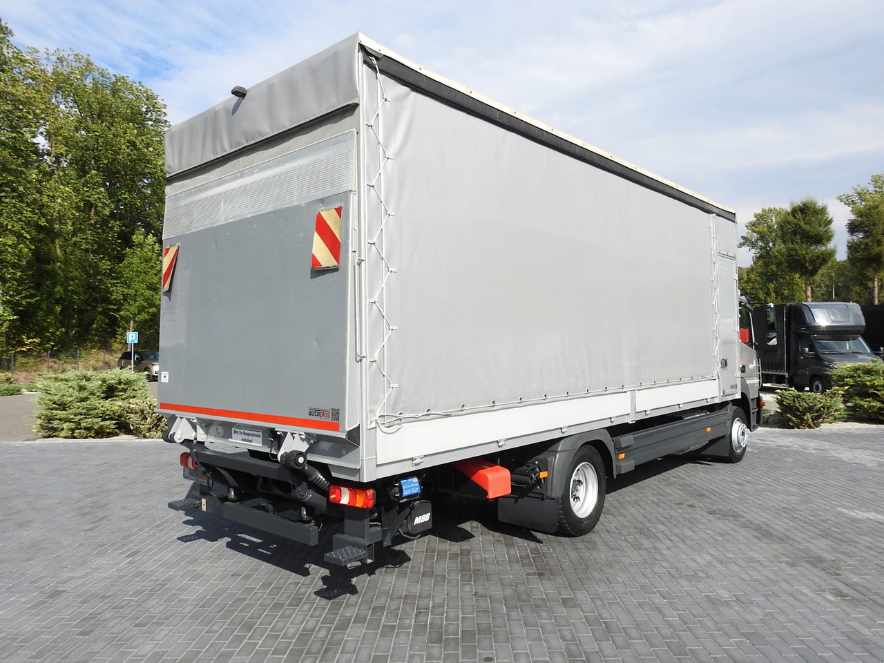 MERCEDES ATEGO 1221 TARPAULIN LIFT 16 PALLETS WEBASTO AIR CONDITIONING PNEUMATICS TWIN WHEELS 230HP - Тентований фургон: фото 3 MERCEDES ATEGO 1221 TARPAULIN LIFT 16 PALLETS WEBASTO AIR CONDITIONING PNEUMATICS TWIN WHEELS 230HP - Тентований фургон: фото 3