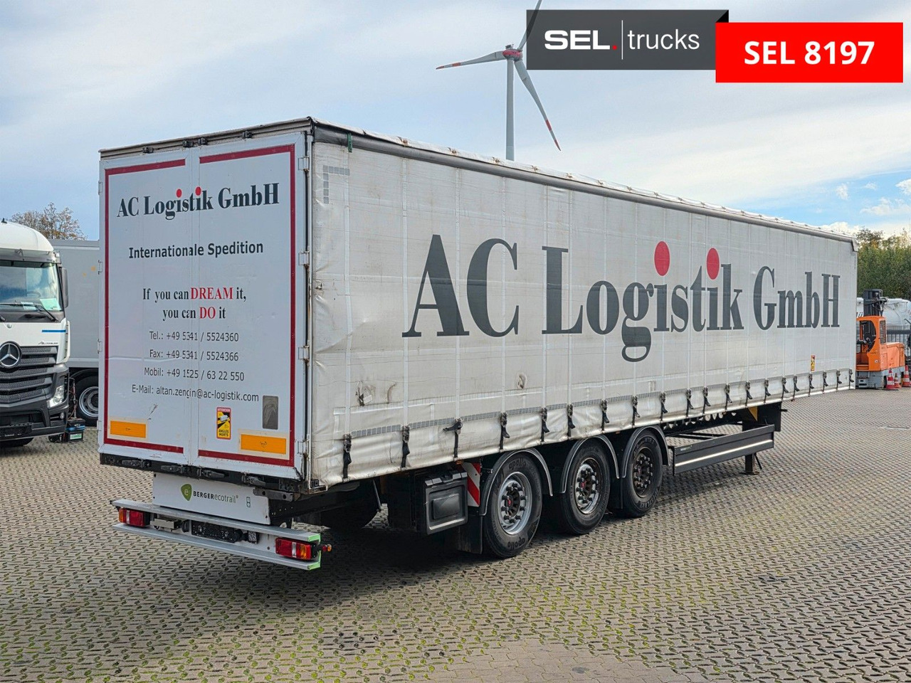 Berger SAPL 24 / Coilmulde / EDSCHA - Тентований напівпричіп: фото 5 Berger SAPL 24 / Coilmulde / EDSCHA - Тентований напівпричіп: фото 5