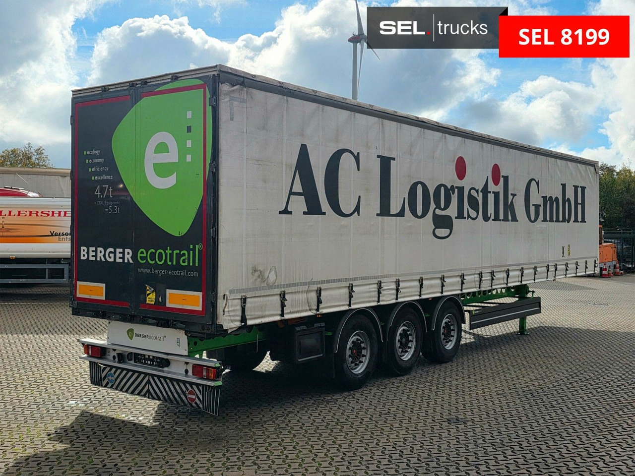 Berger SAPL24 / Coilmulde / 5.560 kg LEERGEWICHT - Тентований напівпричіп: фото 5 Berger SAPL24 / Coilmulde / 5.560 kg LEERGEWICHT - Тентований напівпричіп: фото 5