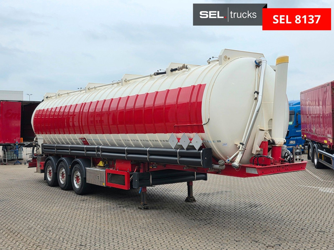 Feldbinder KIP 60.3 / Saug Druck / 60.000 l / ADR AT - Напівпричіп цистерна для сипучих вантажів: фото 3 Feldbinder KIP 60.3 / Saug Druck / 60.000 l / ADR AT - Напівпричіп цистерна для сипучих вантажів: фото 3