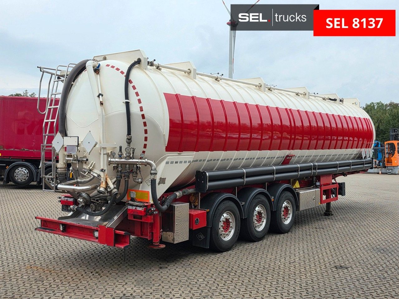 Feldbinder KIP 60.3 / Saug Druck / 60.000 l / ADR AT - Напівпричіп цистерна для сипучих вантажів: фото 5 Feldbinder KIP 60.3 / Saug Druck / 60.000 l / ADR AT - Напівпричіп цистерна для сипучих вантажів: фото 5