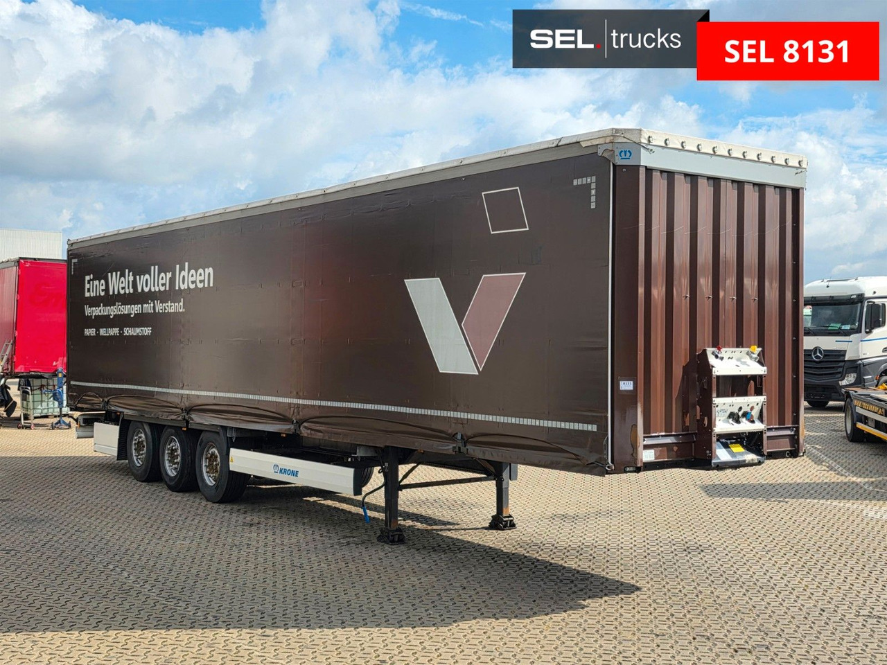 Krone SD / EDSCHA / Liftachse - Тентований напівпричіп: фото 3 Krone SD / EDSCHA / Liftachse - Тентований напівпричіп: фото 3