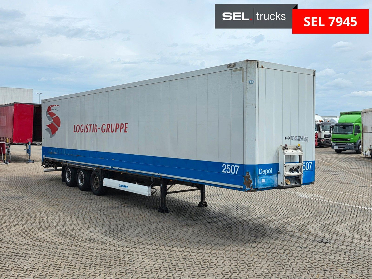Krone SD / Textil / Liftachse - Закритий кузов напівпричіп: фото 3 Krone SD / Textil / Liftachse - Закритий кузов напівпричіп: фото 3