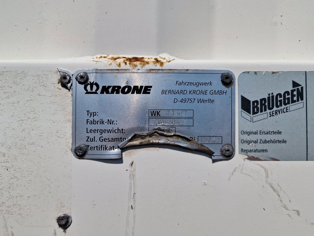 Кузов - фургон Krone WK 7.3 RST Krone WK 7.3 RST / KOFFER: фото 16 Кузов - фургон Krone WK 7.3 RST Krone WK 7.3 RST / KOFFER: фото 16