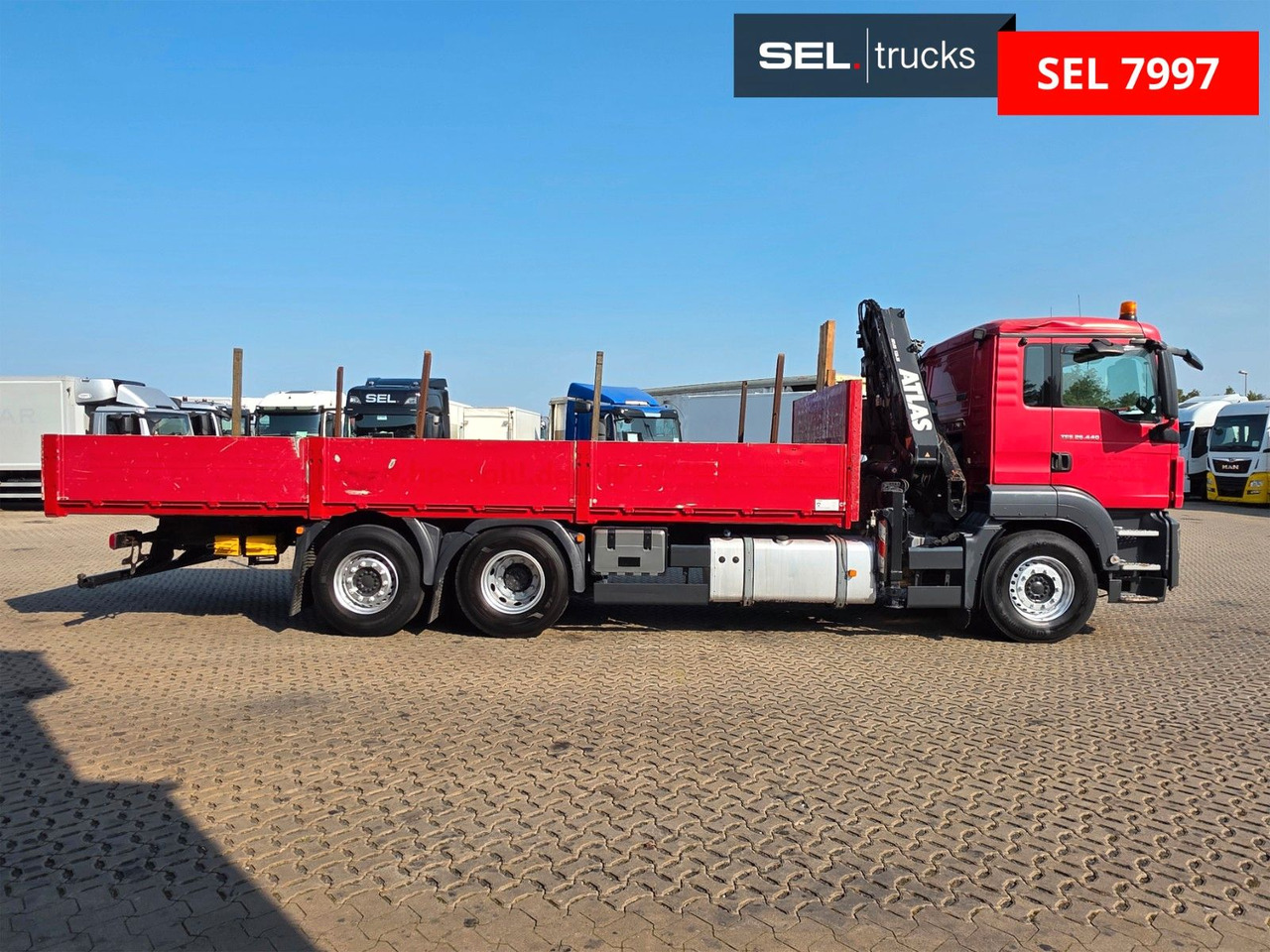 MAN TGS 26.440 6X2-2 BL / Mit Fernbedienung / ATLAS - Вантажівка з маніпулятором: фото 4 MAN TGS 26.440 6X2-2 BL / Mit Fernbedienung / ATLAS - Вантажівка з маніпулятором: фото 4