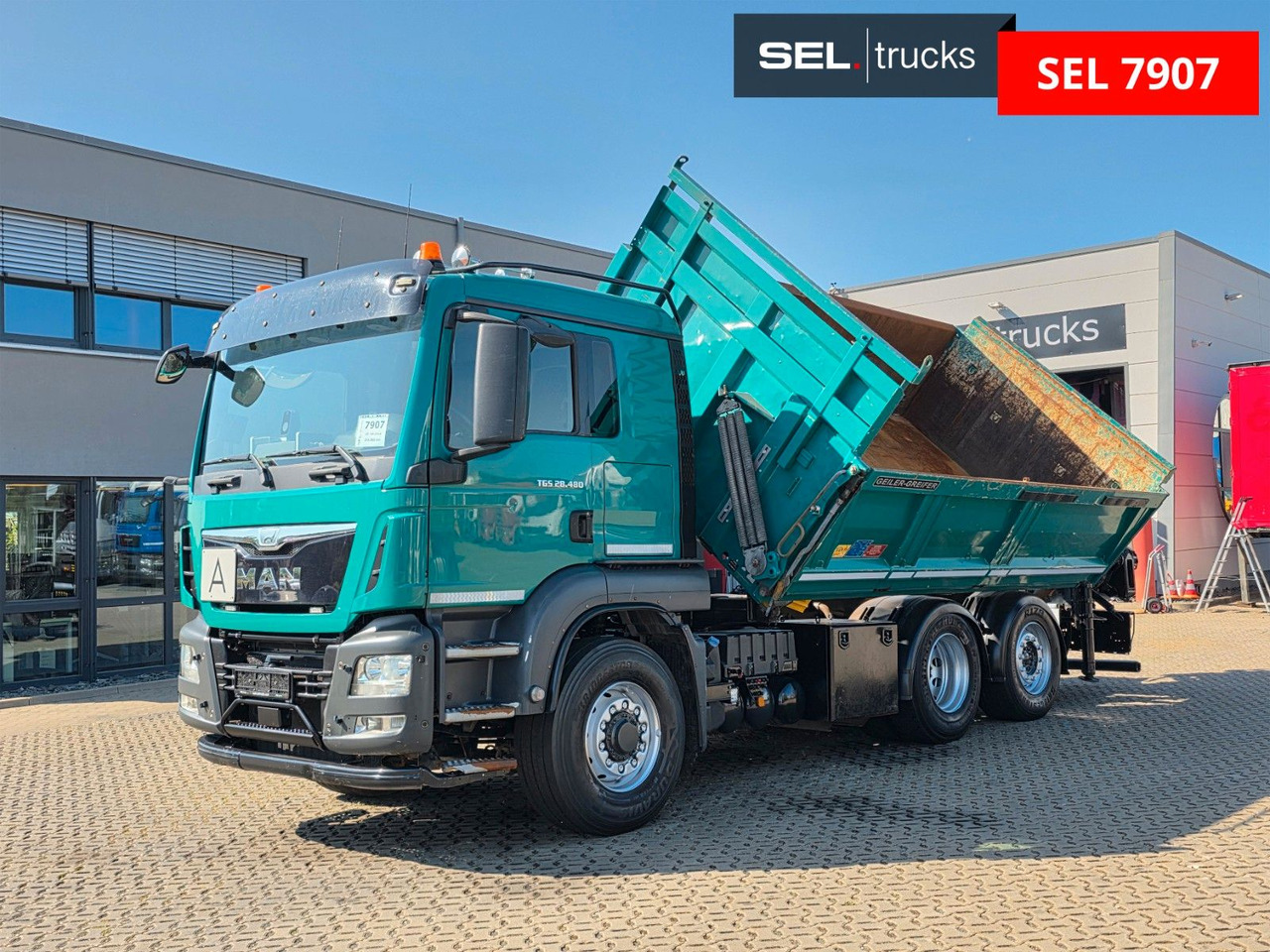 MAN TGS 28.480 6X4H-4 BL /HIAB /Fernbed. / Lenkachse - Самоскид вантажівка, Вантажівка з маніпулятором: фото 2 MAN TGS 28.480 6X4H-4 BL /HIAB /Fernbed. / Lenkachse - Самоскид вантажівка, Вантажівка з маніпулятором: фото 2