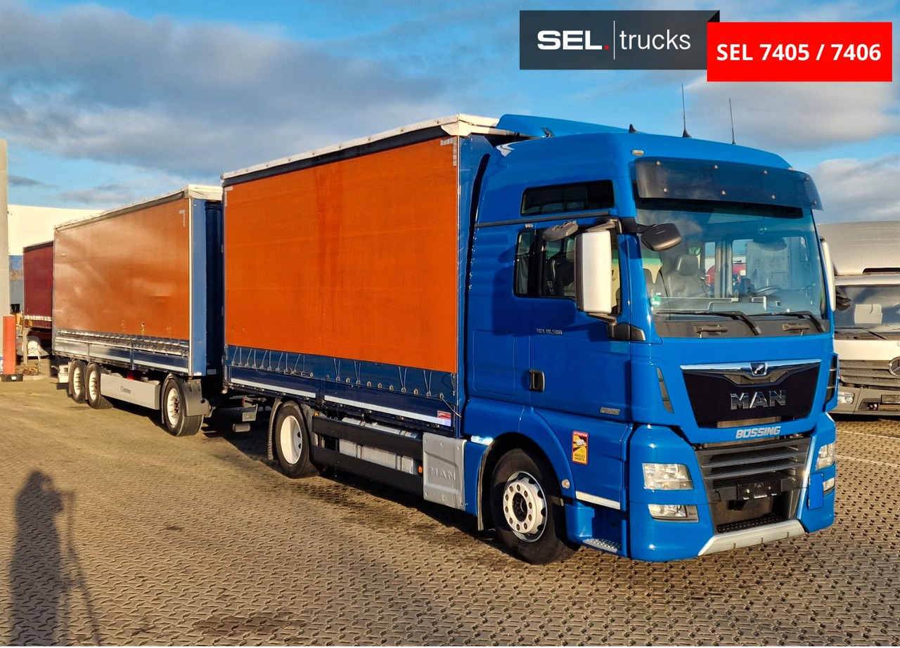 MAN TGX 18.580 4X2 LL/ Intarder/Aluklappen/Durchlade - Тентована вантажівка: фото 4 MAN TGX 18.580 4X2 LL/ Intarder/Aluklappen/Durchlade - Тентована вантажівка: фото 4