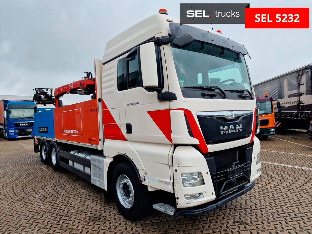 MAN TGX 26.440 / Intarder / Fassi / Lenkachse MAN TGX 26.440 / Intarder / Fassi / Lenkachse - Вантажівка з маніпулятором: фото 3 MAN TGX 26.440 / Intarder / Fassi / Lenkachse MAN TGX 26.440 / Intarder / Fassi / Lenkachse - Вантажівка з маніпулятором: фото 3