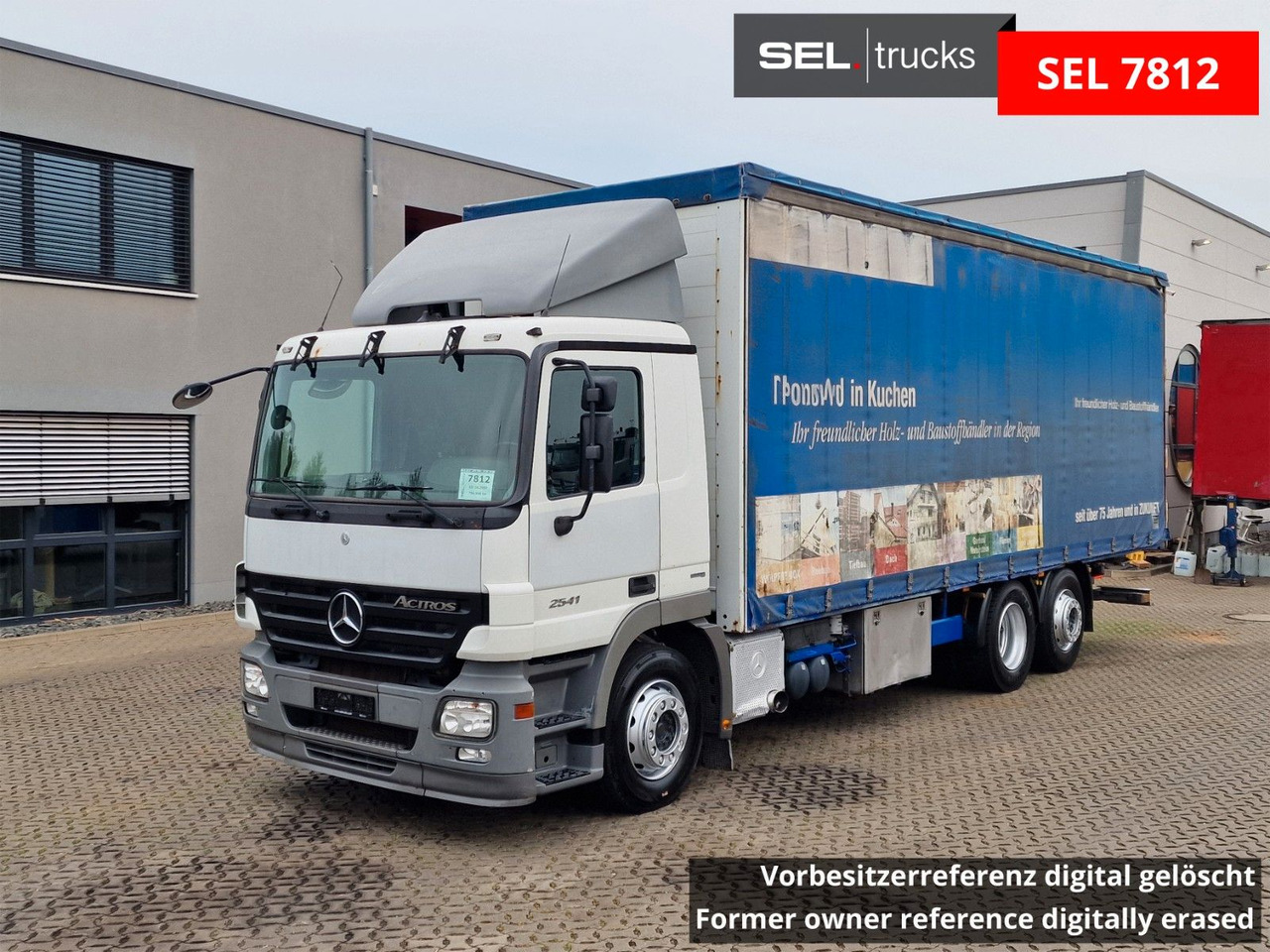 Mercedes-Benz Actros 2541 / Lenkachse / Liftachse / V6 - Тентована вантажівка: фото 1 Mercedes-Benz Actros 2541 / Lenkachse / Liftachse / V6 - Тентована вантажівка: фото 1