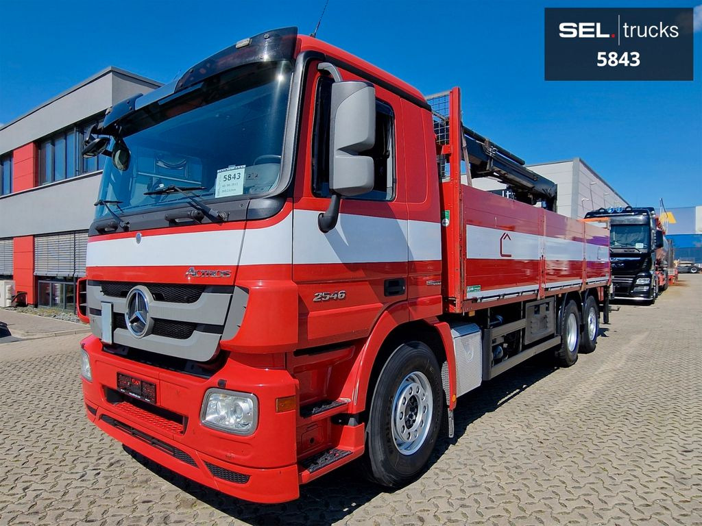 Mercedes-Benz Actros 2546 / HIAB 166K / ADC 4,1t / Lenkachse Mercedes-Benz Actros 2546 / HIAB 166K / ADC 4,1t / Lenkachse - Вантажівка з маніпулятором, Бортова вантажівка/ Платформа: фото 1 Mercedes-Benz Actros 2546 / HIAB 166K / ADC 4,1t / Lenkachse Mercedes-Benz Actros 2546 / HIAB 166K / ADC 4,1t / Lenkachse - Вантажівка з маніпулятором, Бортова вантажівка/ Платформа: фото 1