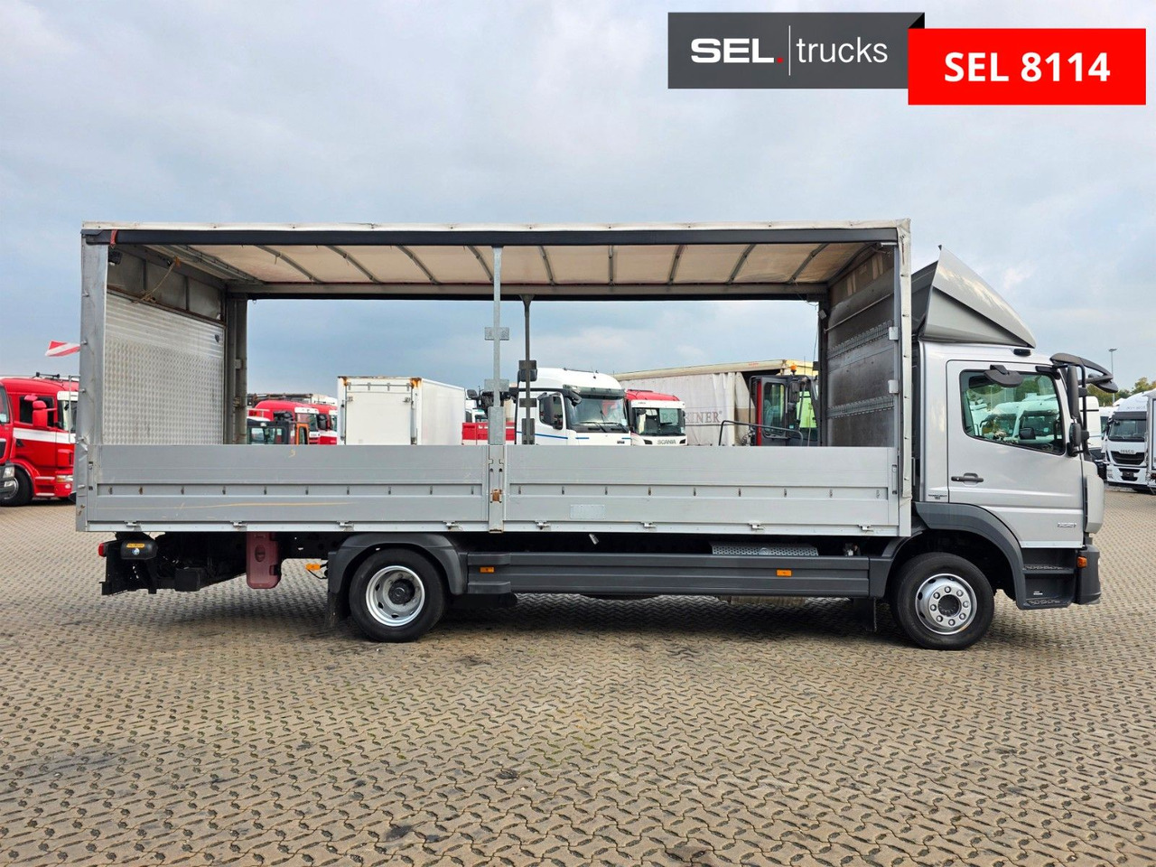 Mercedes-Benz Atego 1221 / Ladebordwand - Тентована вантажівка: фото 4 Mercedes-Benz Atego 1221 / Ladebordwand - Тентована вантажівка: фото 4