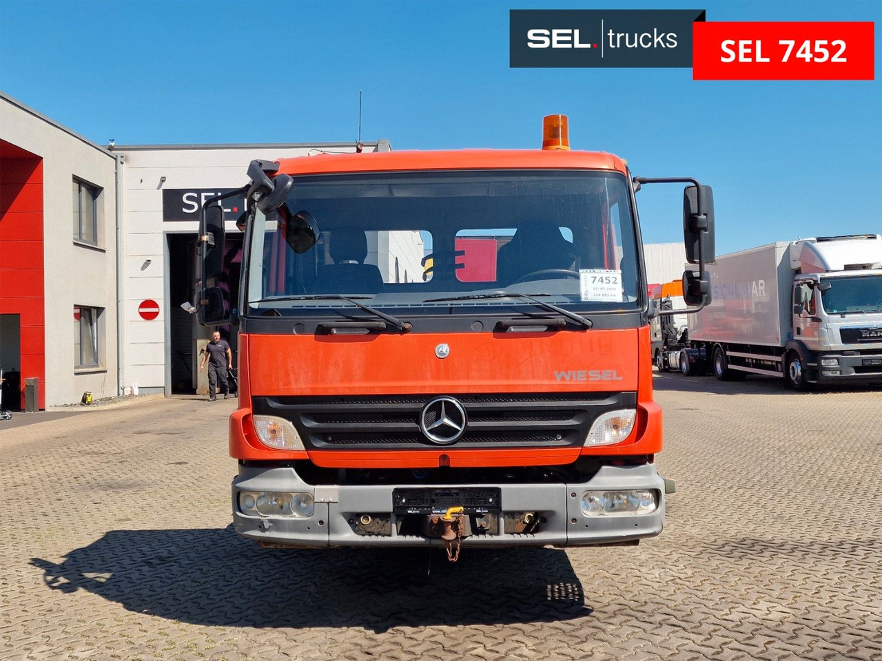 Mercedes-Benz KAMAG WBH 25 / Umsetzer / Wiesel / Rangierer - Контейнеровоз/ Змінний кузов вантажівка: фото 2 Mercedes-Benz KAMAG WBH 25 / Umsetzer / Wiesel / Rangierer - Контейнеровоз/ Змінний кузов вантажівка: фото 2
