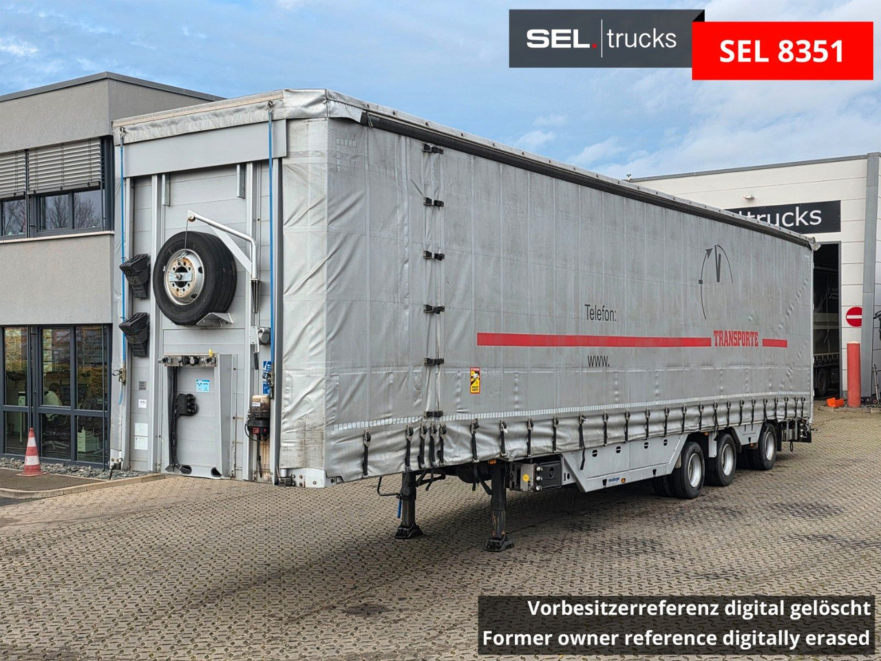 Meusburger MPS-3 / Radmulde / Lenk-Liftachse /Verbreiterbar - Тентований напівпричіп: фото 1 Meusburger MPS-3 / Radmulde / Lenk-Liftachse /Verbreiterbar - Тентований напівпричіп: фото 1