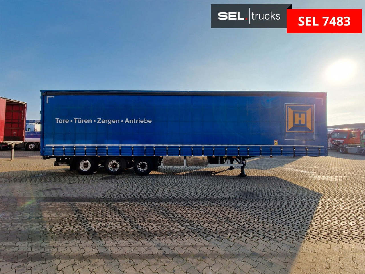 Stern SP270 / Staplerhalt./Aluklappen/Lenkachse - Тентований напівпричіп: фото 4 Stern SP270 / Staplerhalt./Aluklappen/Lenkachse - Тентований напівпричіп: фото 4