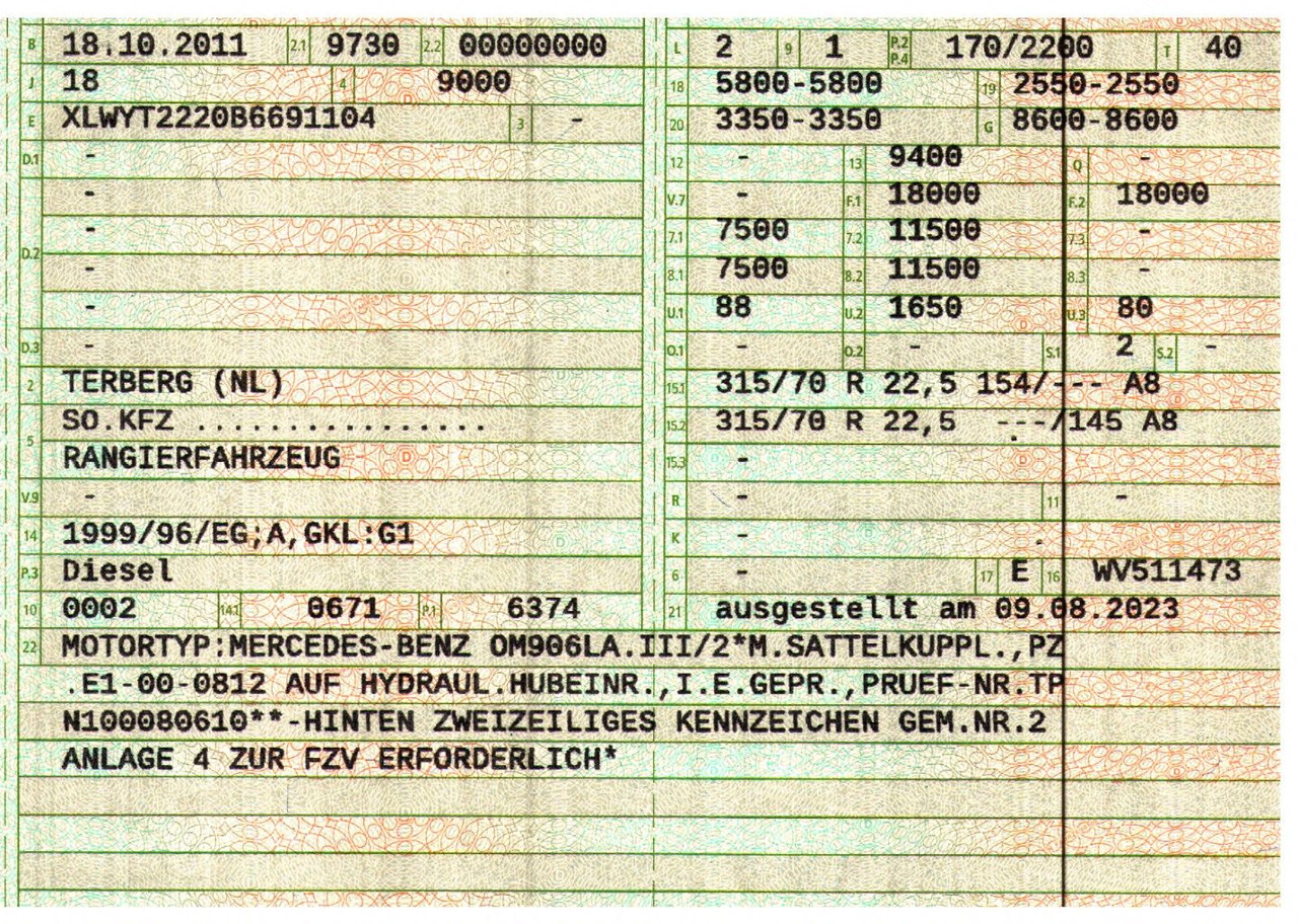 Тягач Terberg YT222 (Umsetzer Mafi, Kamag): фото 46 Тягач Terberg YT222 (Umsetzer Mafi, Kamag): фото 46