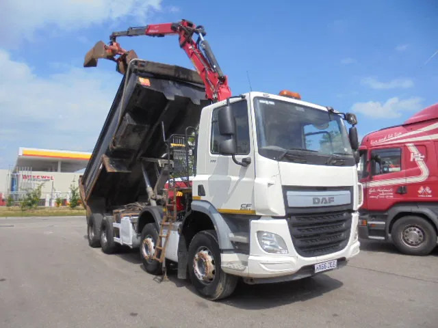 DAF CF 370 8X4 + PALFINGER EPSILON - Самоскид вантажівка, Вантажівка з маніпулятором: фото 3 DAF CF 370 8X4 + PALFINGER EPSILON - Самоскид вантажівка, Вантажівка з маніпулятором: фото 3