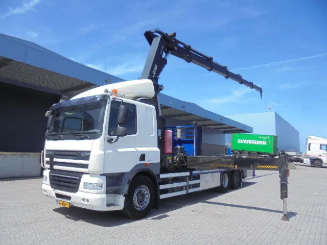DAF CF 85 360 6X2 HIAB 477/5 NL TRUCK - Бортова вантажівка/ Платформа, Вантажівка з маніпулятором: фото 1 DAF CF 85 360 6X2 HIAB 477/5 NL TRUCK - Бортова вантажівка/ Платформа, Вантажівка з маніпулятором: фото 1