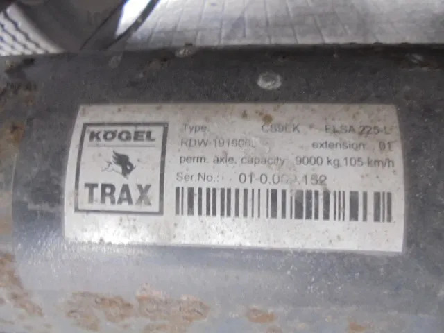 Тентований напівпричіп Kögel SNCC 24: фото 12