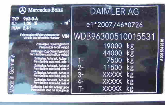 Автовоз вантажівка Mercedes-Benz Actros 2340 6X2 EUR 6: фото 15