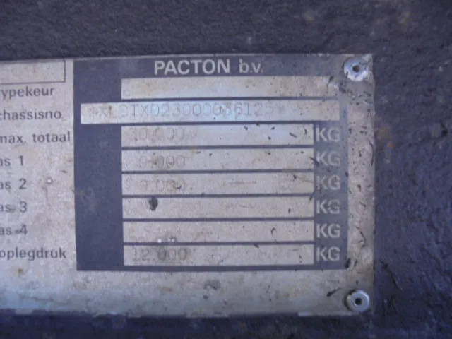 Pacton TXD 230 NL TRAILER в лізинг Pacton TXD 230 NL TRAILER: фото 16