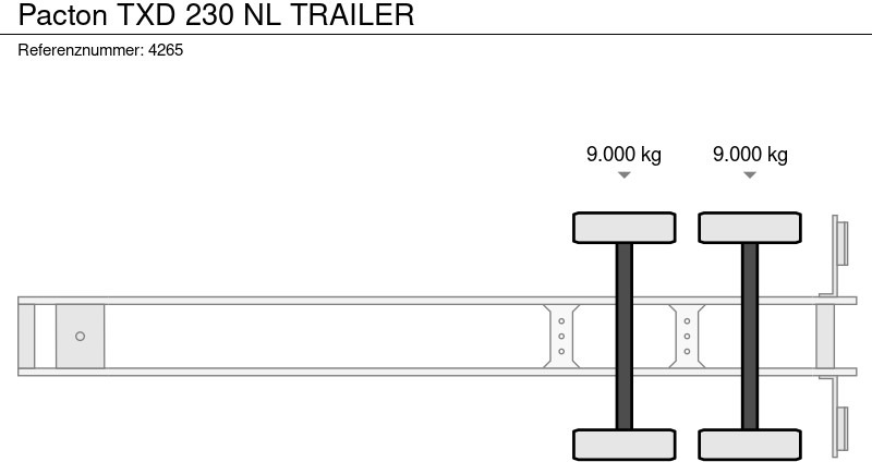 Pacton TXD 230 NL TRAILER в лізинг Pacton TXD 230 NL TRAILER: фото 17